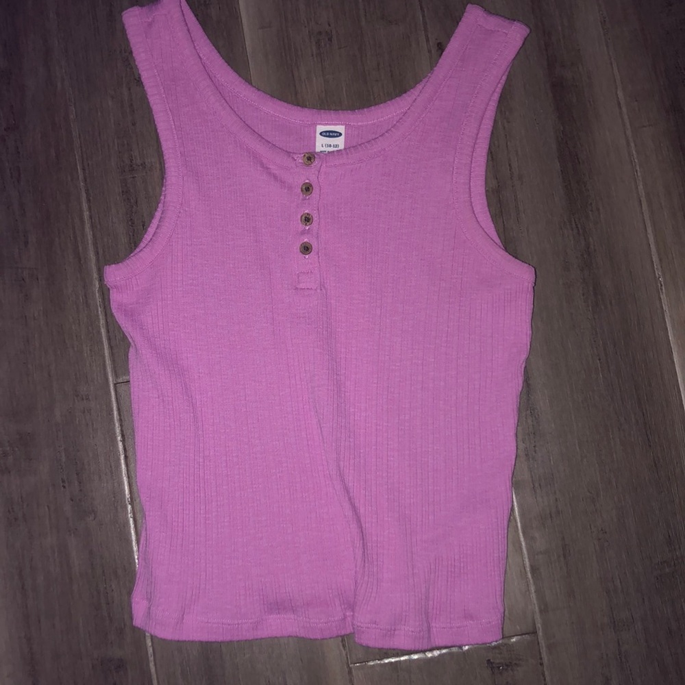 Pink old navy tank top
